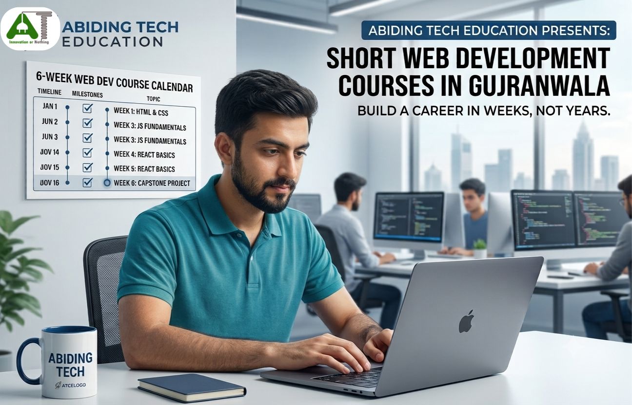 Short Web Development Courses in Gujranwala | Fast Track